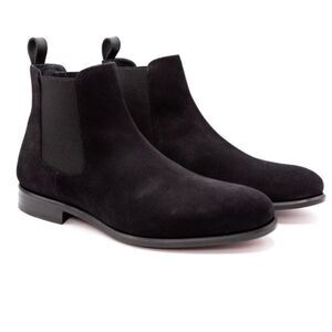 Ginanni Marbella black suede men’s boots size 10